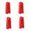 Türschloss-Puffer Stoßdämpfer - 4er Set, Rotes PVC 1