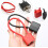 Steel Rope Padlock with Long Shackle 2-Pack 3