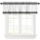 Farmhouse Stripes Black and White Curtains 2-Pack 3