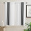 Farmhouse Stripes Black and White Curtains 2-Pack 4