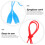 Silicone Glasses Strap Nose Pads 5 Pcs 8