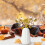 Artificial Pumpkin Branch with Maple Leaves and Berries 10 5