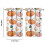 Pumpkin Pattern Kitchen Curtains Set of 2 - Semi-Sheer 4