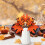 Artificial Pumpkin Branch with Berries and Maple Leaves 10 4