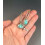Boho Drop Earrings 925 Silver with Tourmaline 1 Pair 2
