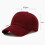 Corduroy Baseball Cap Solid Color Adjustable Peak Hat 8