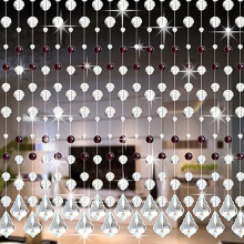 Crystal Glass Bead Curtain for Living Room Bedroom Window