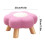 Round Flower Mini Stool Wooden Legs 1 Piece 5