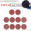 9 Inch 6-Hole 225 mm Wall Sander Sanding Discs 40-2000 Grit 6