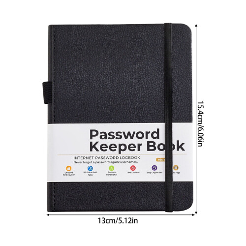 Portable Password Protector Notebook with Address Book for 2