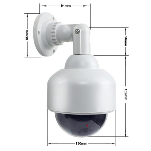 Fake Security Dome Camera Battery Operated Waterproof 1
