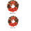 Artificial Christmas Wreath Green with White Lights Pine 3