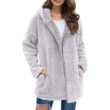 Women's Fleece Hoodie Jacket Oversized Loose Fit