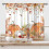 Fall Curtains Farmhouse Thanksgiving Yellow Orange Maple 3