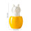 Yellow Ceramic Easter Rabbit Ornament 1 pc 3