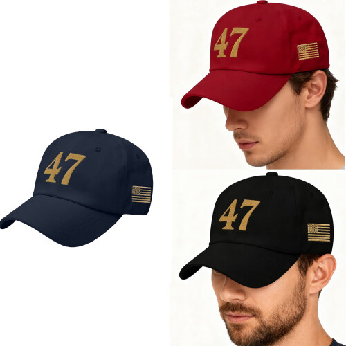 Unisex Baseball Hat Breathable Adjustable Embroidered 47 1