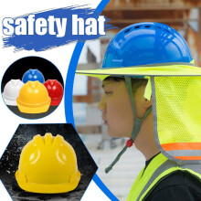 V-Shaped ABS Safety Helmet for Construction Site Use