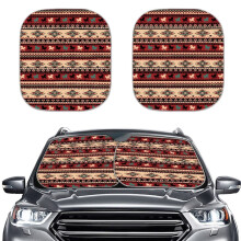 Aztec Geometric Car Sunshade Universal Fit 2-Pack