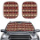 Aztec Geometric Car Sunshade Universal Fit 2-Pack 1