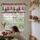Buffalo Plaid Christmas Tree Window Valance Red Black 6