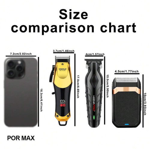 HIENA Professional Cordless Hair Clipper Set 1 Kit 1