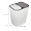 Kitchen Recycling Bin Beige PP 1 Set 2