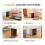 Portable Ceramic Space Heater with Thermostat and Timer 5
