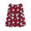 Women's Christmas Print Knit Pullover Top Red Loose Fit 4