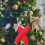 Décorations de Noël en feutrine rouge, lettres A-Z, 26 pièces 4