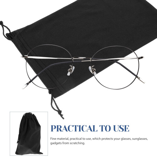 Ski Goggle Bag Black Sunglass Storage Pouch 2