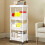4-Tier Rolling Cart Large-Capacity Storage Trolley 5