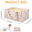 Floral Diaper Caddy Organizer Basket 2