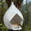 Plastic Hanging Bird Feeder with Hook 1 Tray 3