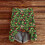 Women's Christmas Print Knit Pullover Top Green XL 2