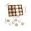 Flocked White Christmas Balls 12 Pack 3