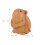 Wooden Hamster Statue Decorative 4.5 x 4 x 3.3 cm Light 2