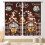 Coffee Gnome Kitchen Curtains Rustic Vintage 52x84 Inch 1