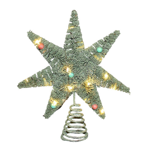 Christmas Tree Topper Gold Hollow Star 1pc 1