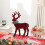 Red Standing Reindeer Decorations for Indoor Tabletop Use 6