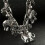 Sterling Silver Elephant Charm Bracelet 9 inches 8