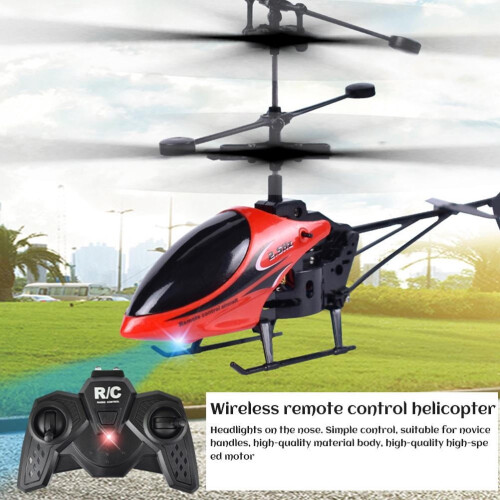 Mini RC Helicopter with Lights 2CH USB Charging 2
