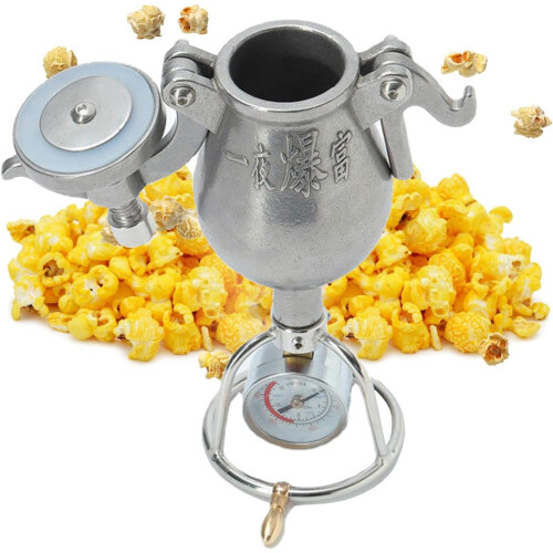 Mini Hand Popcorn Machine 304 Stainless Steel 1 Unit 2