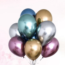 Metallic Balloons Vibrant Color 50 Pcs