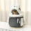 Rabbit Pet Backpack Thickened Winter Carrier Bag for Small 6