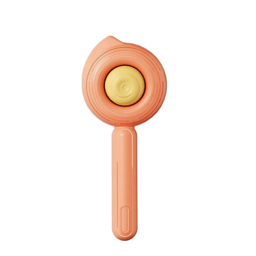 Pet Comb with Release Button Orange