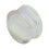 Unisex Glow-in-the-Dark Double Flared Saddle Ear Plug 12 1