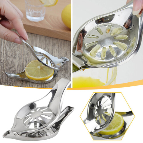 Stainless Steel Lemon Squeezer Extra Large 4.9x2.6 in 2