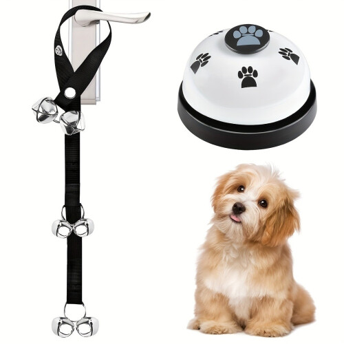 Pet Training Doorbell Black