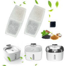 2-Pack Smart Pet Water Fountain Filter W01SP Replacement Cartridges