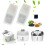 2-Pack Smart Pet Water Fountain Filter W01SP Replacement Cartridges 1